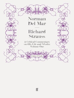 cover image of Richard Strauss, Volume I